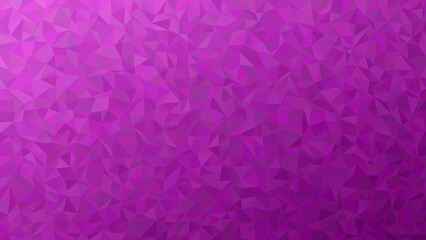 Abstract geometric triangle 3D neon pink and purple low poly texture background