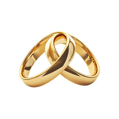 Forever Intertwined: Elegant Wedding Rings Symbolizing Everlasting Love