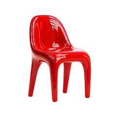 Modern Vivid Red Chair Furniture for Professional Interior Design Projects
