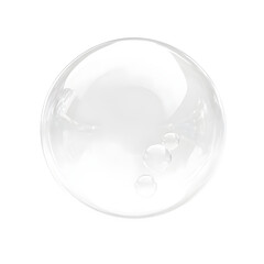 Elegant White Bubble Art for Soft Concept Designs