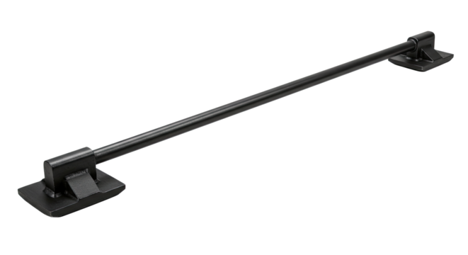 Black Towel Bar Sleek Bathroom Fixture for Modern Homes.