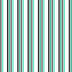 Vector seamless vertical stripes pattern design with black and green color