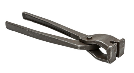 Heavy Duty Black Metal Farrier Pincers Tool for Horse Shoeing.