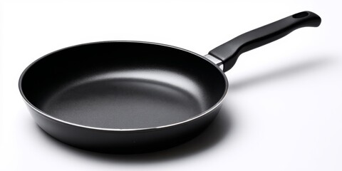 Black non stick frying pan for cooking food