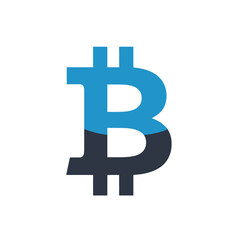 Obraz premium Bitcoin symbol isolated on white background, representing digital cryptocurrency