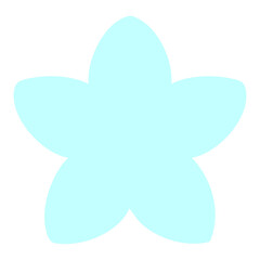 a single japanese flower design in bright neon color