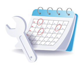 Business calendar planning and setting for schedule management and productivity