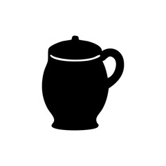 teapot isolated on white