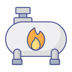 Obraz premium Boiler house Vector icon which can easily modify or edit