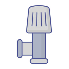 Heat controller Vector icon which can easily modify or edit