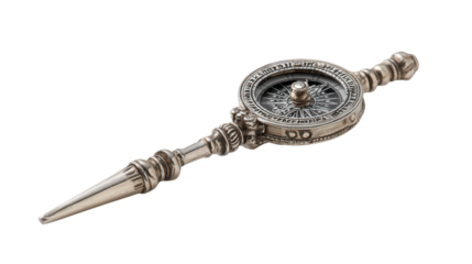 Compass needle piece background isolated on a Transparent background, PNG file.