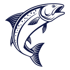 fish on a white background