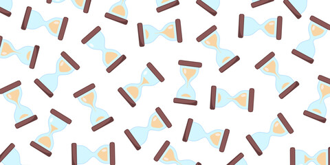 Hourglass background, sand timers. Suitable for infographics, time management concepts, productivity visuals, educational materials.