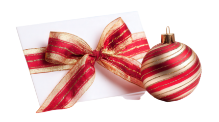 Christmas card background isolated on a Transparent background, PNG file.