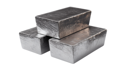 Chromium chip background isolated on a Transparent background, PNG file.