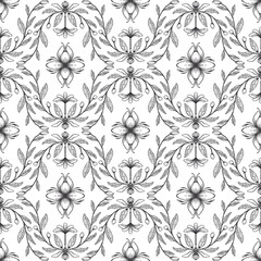 seamless damask pattern