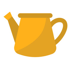 Flat Design Rustic Bale of Hay Isolated Illustration Element