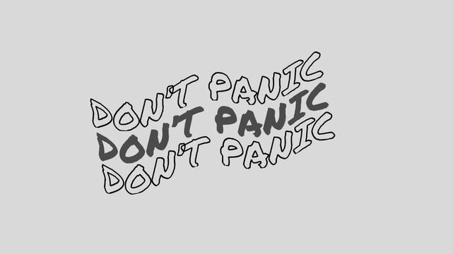 A simple typographic design featuring a positive message