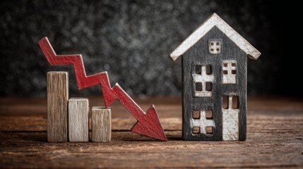 a decline in property prices. population decline. falling interest on the mortgage. reduction in demand for the purchase of housing. low energy efficiency, low prices for public utilities. arrow down.