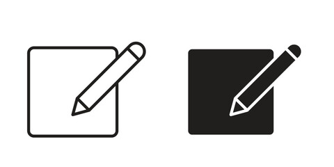 Register icon outline illustration sign