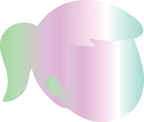 Gradient Ponytail Hairstyle