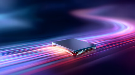 High speed chip and dazzling light
