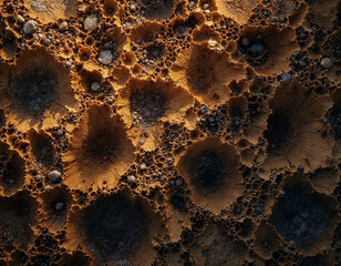 Golden sandstone formations create a captivating, textured landscape, perfect for backgrounds, textures, and adding a unique, organic feel to designs