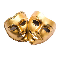 Golden Comedy Tragedy Masks: Theatrical Symbolism and Artistic Expression