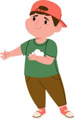 Boy in Casual Outfit