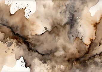 Organic Watercolor Wash Pattern Wabi Sabi Imperfections Soft Muted