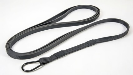 High quality dog leash in black durable material ideal for pet owners