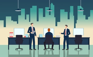 office background vector