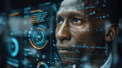 AI Overviews, futuristic digital dashboard displaying complex ai summaries for business leaders in modern workspace.