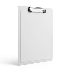 Blank Clipboard for Documents and Notes Isolated on White Background