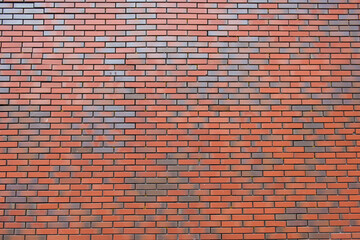 A red brick wall. The background of a solid barrier.