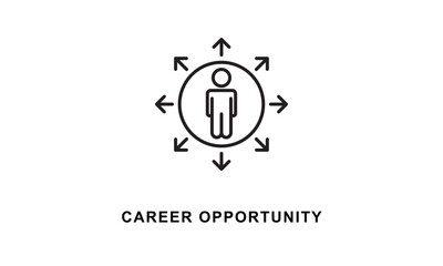 Career Opportunity Icon Isolated On White Background