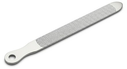 Metal Foot File for Pedicure with Hole on White Background