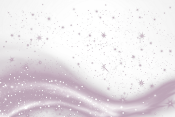 Soft pink and white abstract background with sparkling stars and flowing waves, creating a dreamy atmosphere perfect for design and creative projects with copy space
