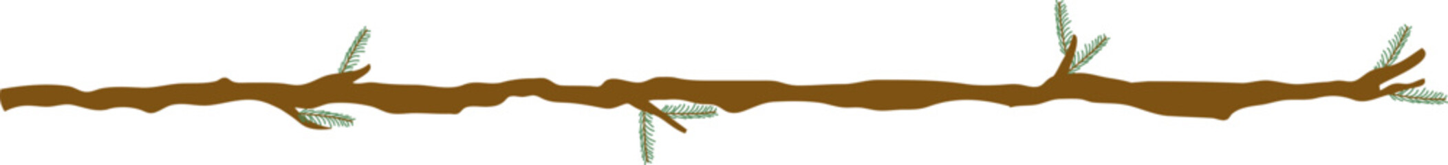 Twig with Small Leaves