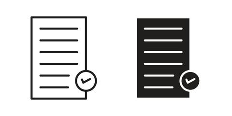 Result icon flat black and white logo