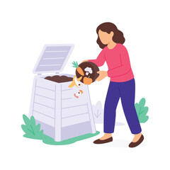 Composting Scraps, Turning food waste into natural fertilizer