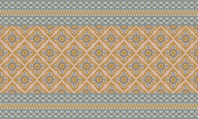 Minimal Geometric Seamless Pattern Neutral Beige and Gold Decorative Design for Home and Stationery