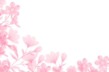 pink floral background