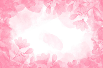 Obraz premium pink floral background