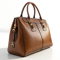 elegant leather handbag luxury brand style soft