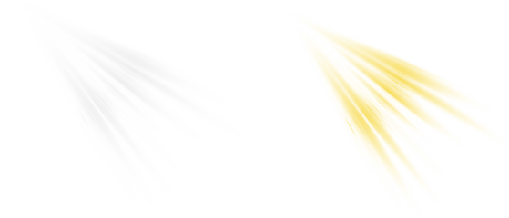 PNG transparent sunlight lens flare effect with soft white beams, realistic light transition overlay for sun ray glow and illumination design.