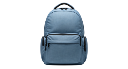 Blue Backpack Texture Black Background Fashionable School Travel Bag