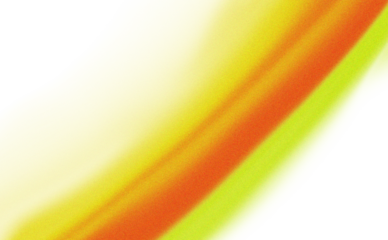 Close-up abstract macro view of glowing orange and yellow on transparent background