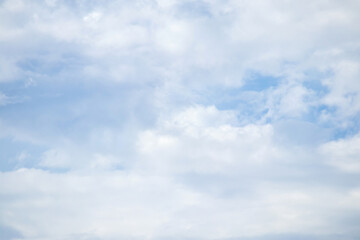 beautiful blue sky with clouds background