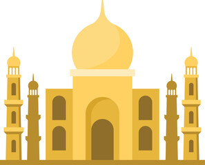 Oriental Building Vector Illustration